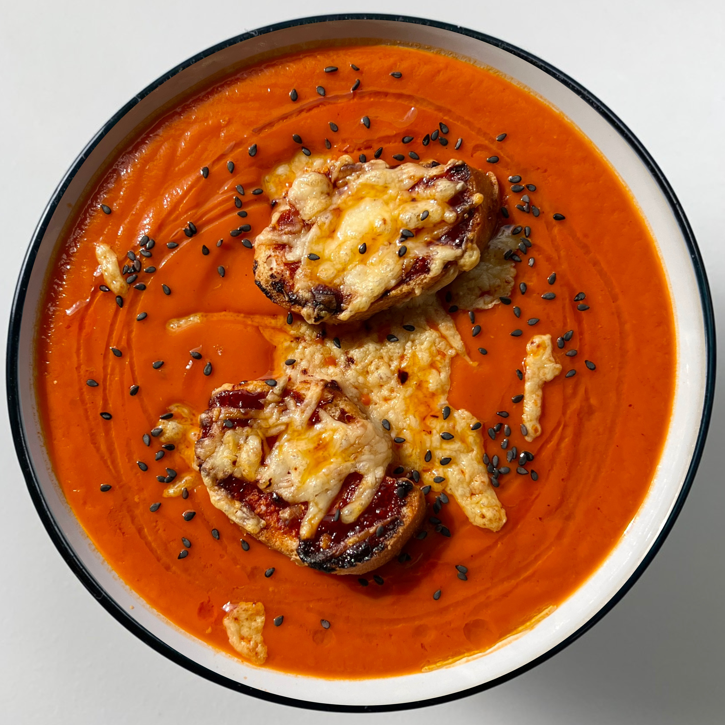 Roasted Tomato Soup with Gochujang